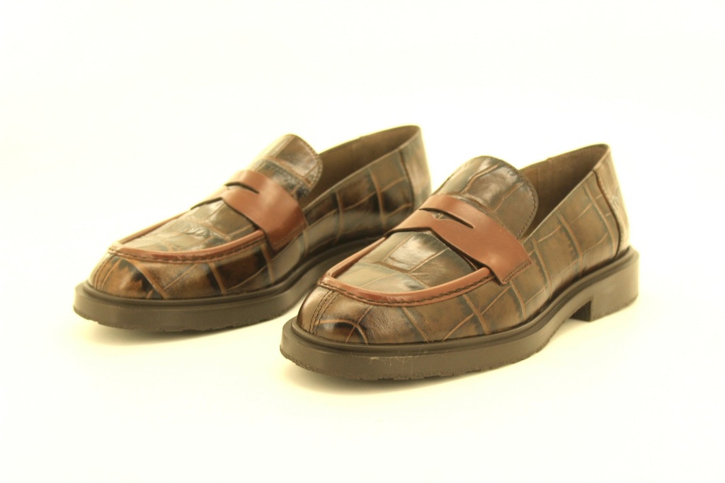 LADIES LEATHER BROQUE B-9104 CROCO