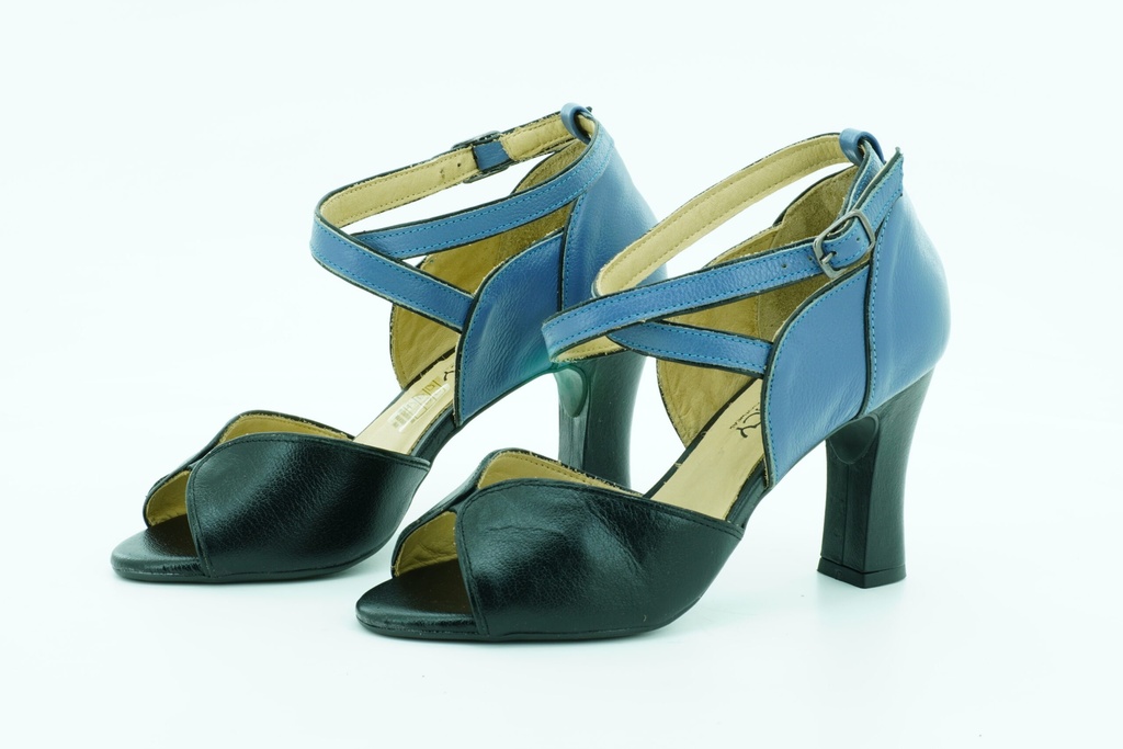 [2024ZPZ07] LADIES HEELS LEATHER SANDALS 89-02 COMFORT