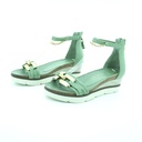 LADIES LEATHER WEDGE SANDAL T38002