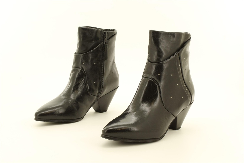 [19MJ05] Ladies leather booties