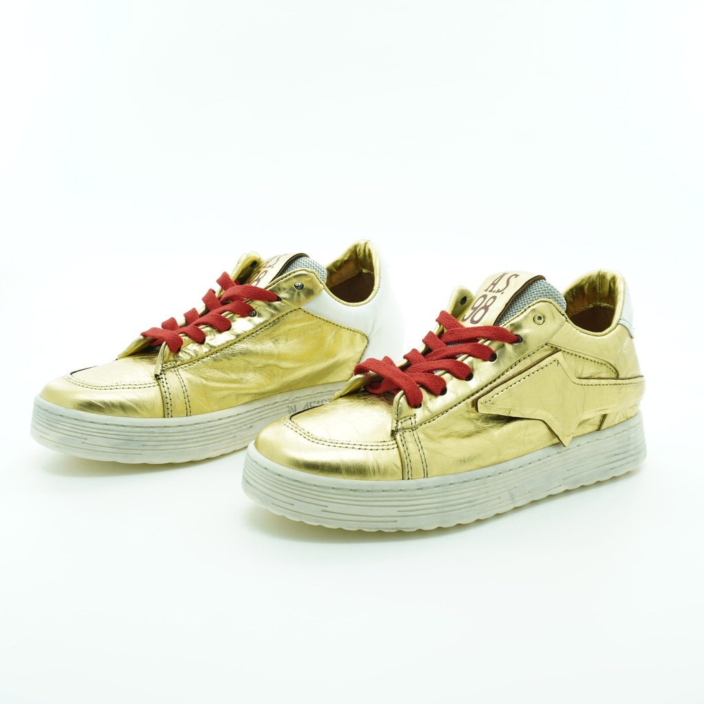 [2024AS20] LADIES LEATHER SNEAKERS A48109