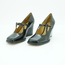 LADIES LEATHER WEDGE SHOES