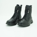 LADIES LEATHER FLAT BOOTIES