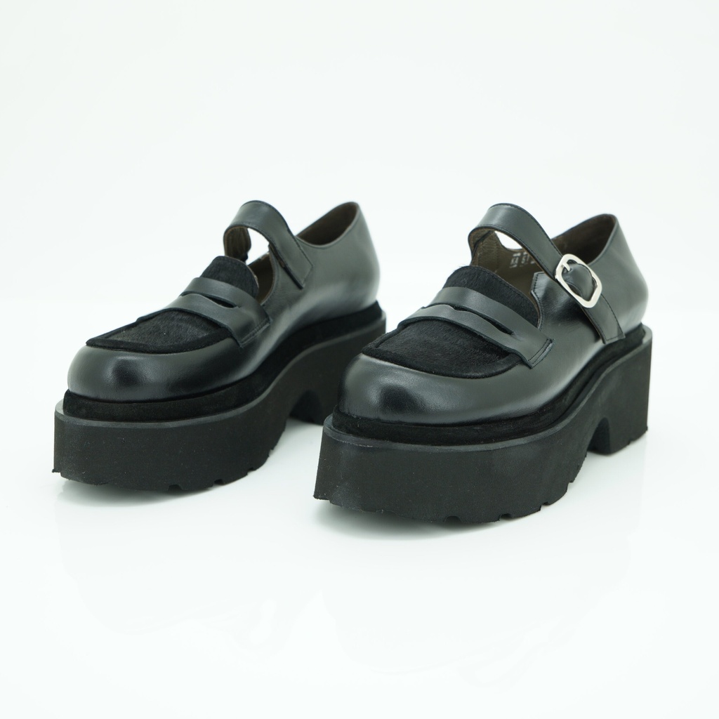 [2026VAV24] LADIES LEATHER FLATFORM