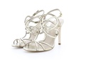 LADIES LEATHER HIGH HEEL SANDALS 2952
