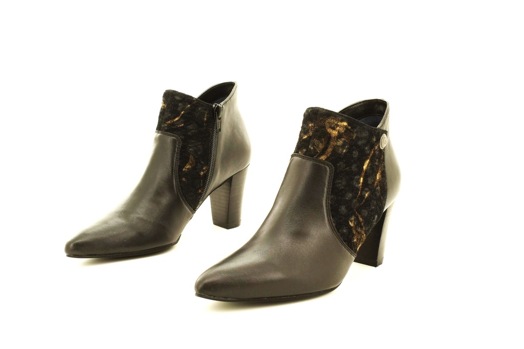 LADIES LEATHER HALF BOOT MAGIC (36)