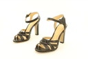 LADIES LEATHER HEEL SANDALS 117.370
