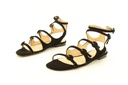 LADIES SUEDE FLAT SANDAL